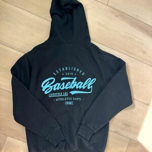 Baseball Lifestyle 101 BL101 Hoodie Sweatshirt with Hood AS